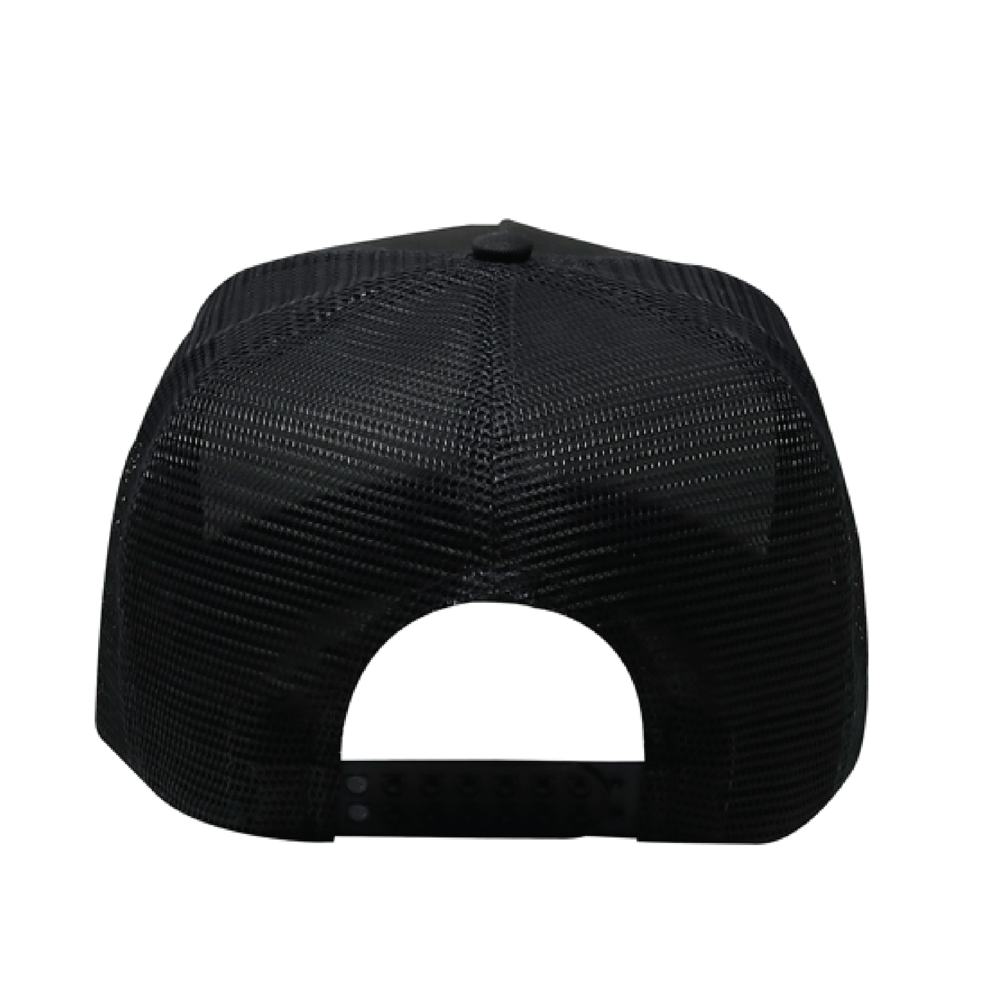 Capri Salon Black Rope Trucker Hat