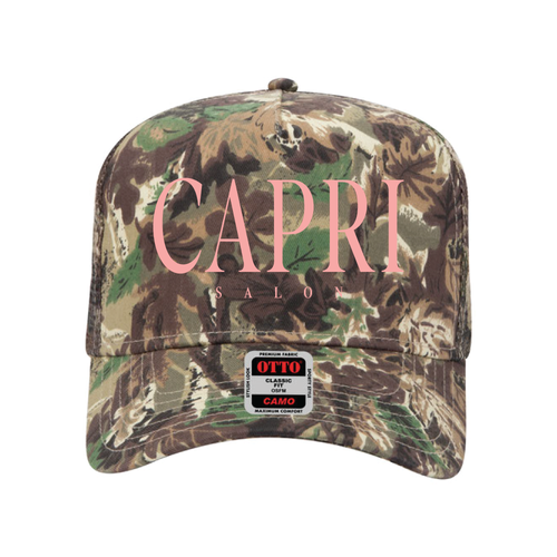 Capri Salon Camo Snapback Hat